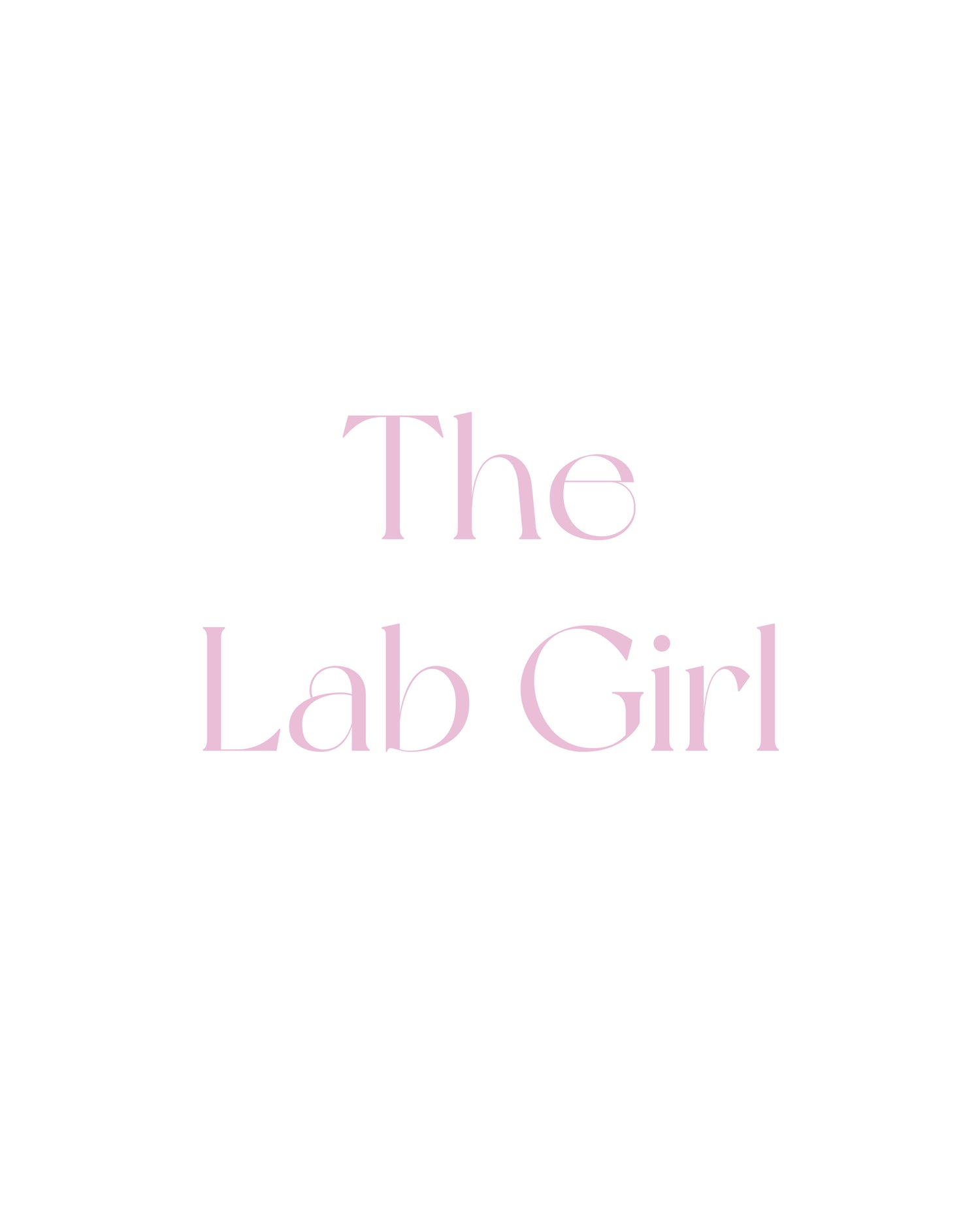 The Lab Girl